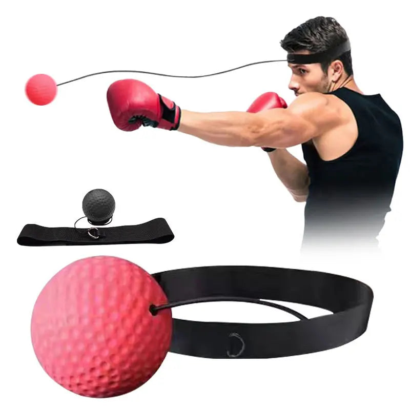 Adult Head-mounted Training Vent Ball Labeled Good Generation Sticker Reaction Ball Decompression Boxing Speed Ball exovai.com