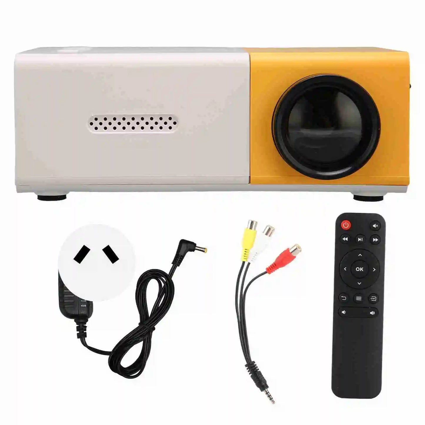 Mini Projector Smart HD 1080P HiFi Portable Movie Projector for USB HD Multimedia Interface Memory Card Smart Home Projector exovai.com