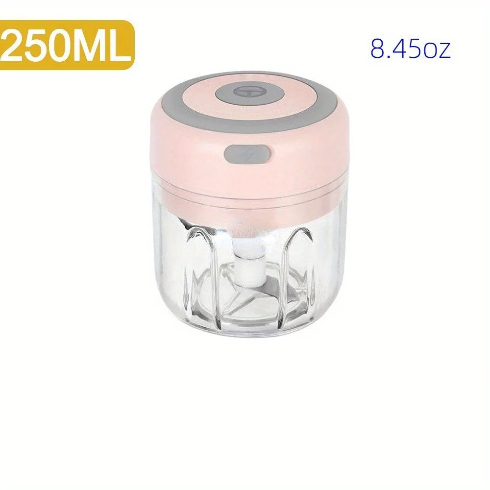 Electric Mini Garlic Chopper USB Meat Grinder Garlic Masher Machine Sturdy Durable Crushed Ginger Vegetable Crusher Kitchenware exovai.com