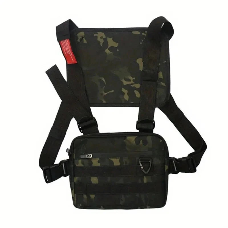 Chest Bag Vest Bag Phone Pouch Bag Oxford Cloth Tactical Belt Bag Fanny Streetwear Waist Bag exovai.com
