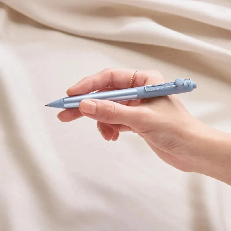 Japanese uni-ball ZENTO Gel Ink Pen Limited Flow Model Metal Push Ultra-Smooth Writing 0.38/0.5mm Signing for Students Business exovai.com