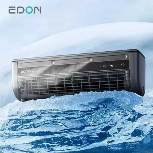 Kitchen air conditioner 2025new model cooling wall fan large wind force charging fan home use table standing remote control exovai.com