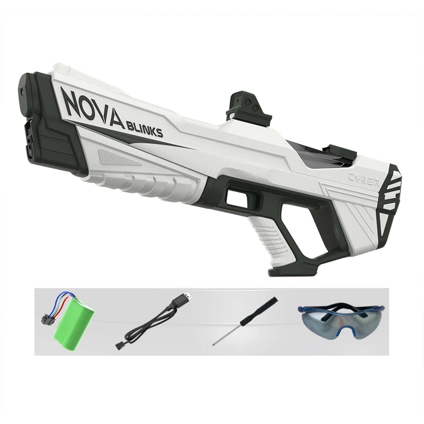 Automatic Electric Water Gun Auto Suction Water Guns for Adult Kids Battery Powered Squirt Blaster Summer Pool Beach Outdoor Toy exovai.com