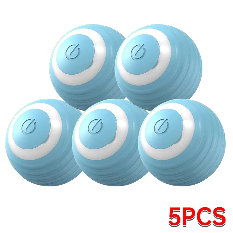 Cat Interactive Ball Smart Cat Toys for Pet Indoor Automatic Rolling Ball Electronic Interactive Cat Toy Cat Game Accessories exovai.com