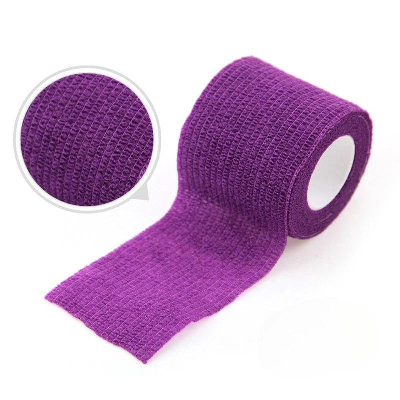 Kinesiology Tape Sport Self Adhesive Elastic Bandage First Aid Tape Wrap Stretch Bandage Cohesive Bandage High Elastic exovai.com