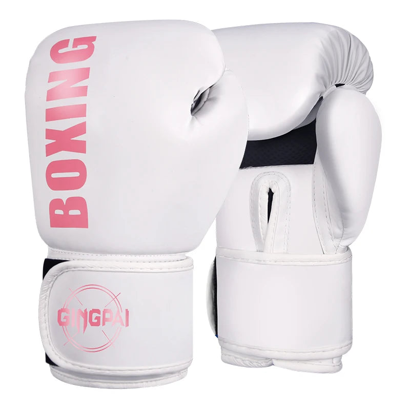 6/8/10/12oz Boxing Gloves Professional Adult Sanda Muay Thai Fighting Gloves Men and Women Training Sandbag Free Fight MMA exovai.com