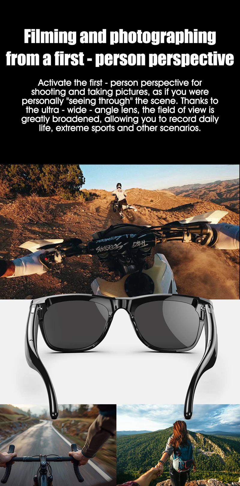 4K AI Smart Photochromic Glasses Multifunction Camera Bluetooth Call Voice Assistant Music Player Translate Glasses For Xiaomi exovai.com