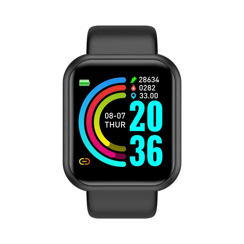 Smart Watch For Men Women Wristwatch Bluetooth Connect Phone Music Player Fitness Sport Bracelet Health Monitor Digital Watches exovai.com