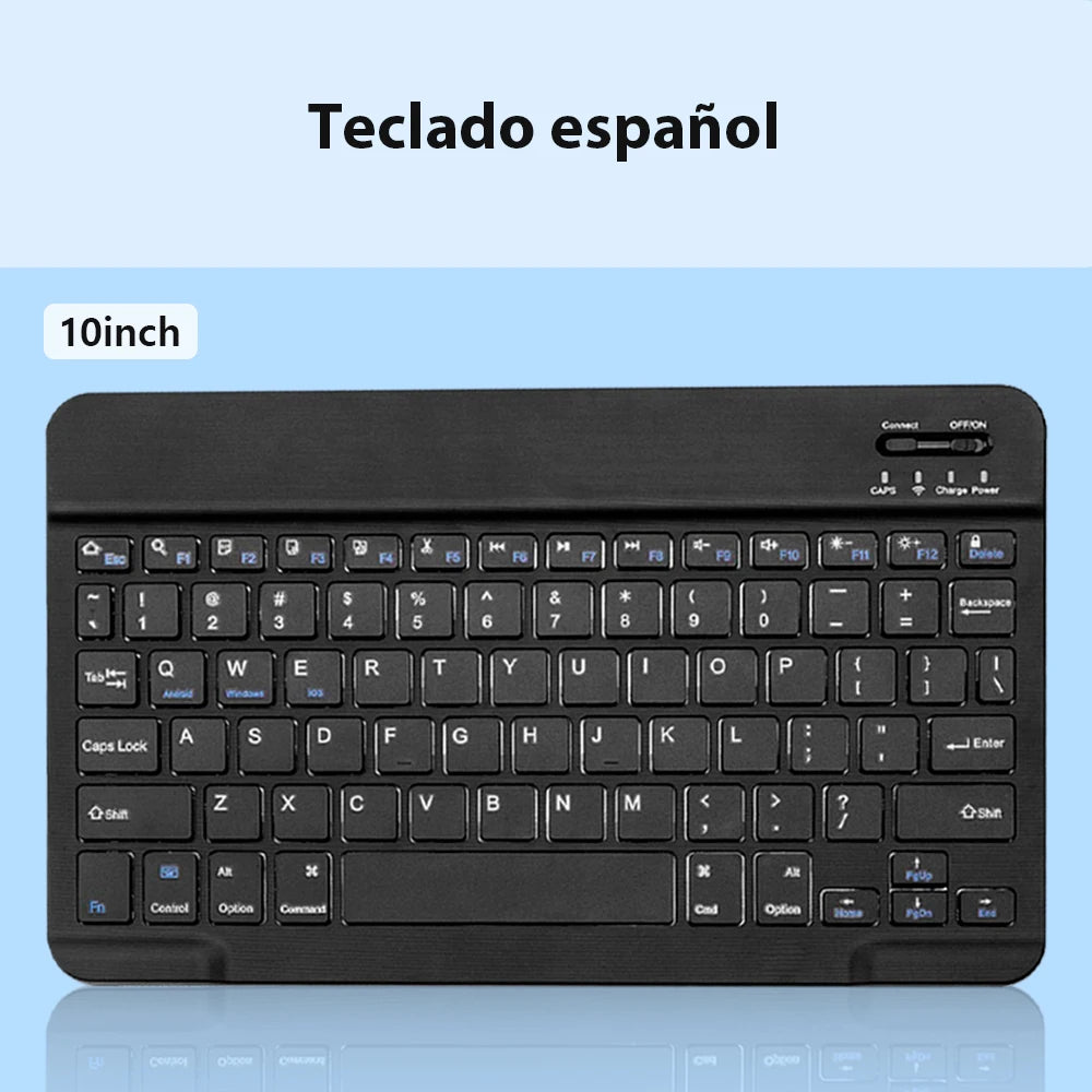 Bluetooth Wireless Keyboard Compatible All Bluetooth Devices Multilingual Bluetooth Keyboard And Mouse Ipad Keyboard Accessory exovai.com