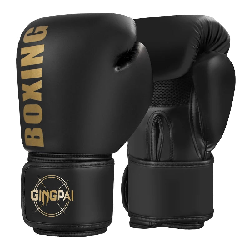 6/8/10/12oz Boxing Gloves Professional Adult Sanda Muay Thai Fighting Gloves Men and Women Training Sandbag Free Fight MMA exovai.com
