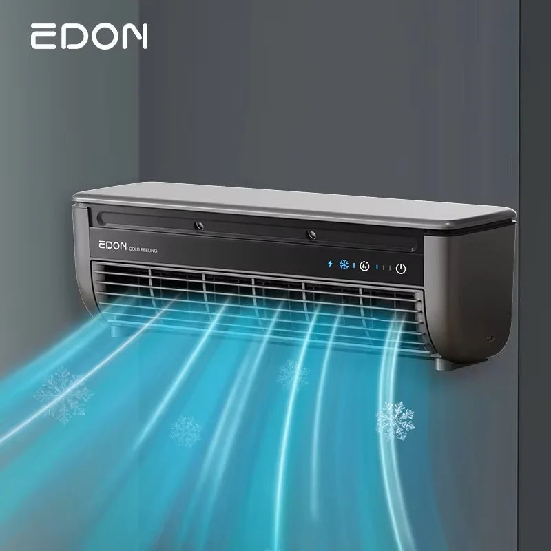 Kitchen air conditioner 2025new model cooling wall fan large wind force charging fan home use table standing remote control exovai.com