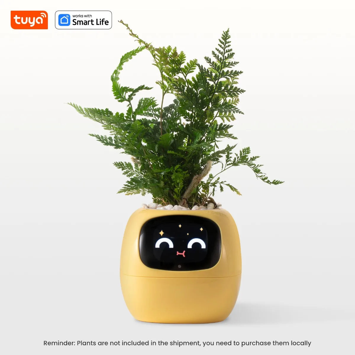 Tuya Ivy Smart Planter,Endless Fun Over 49 Rich Expressions,7 smart sensors,AI Chips Make Raising Plants Easy and Fun exovai.com