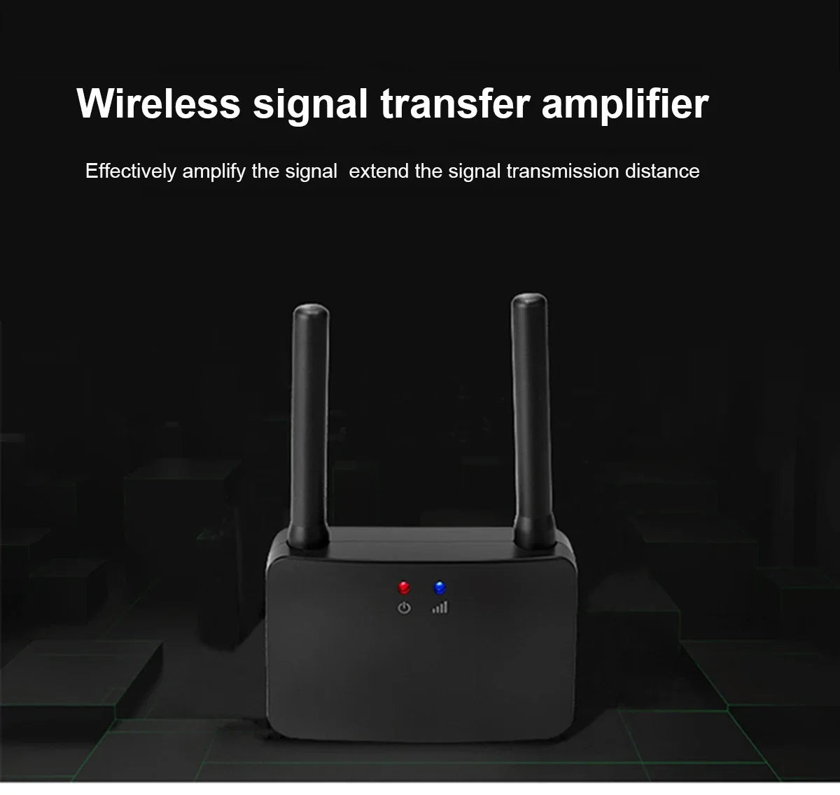 Wireless Signal Repeater Amplifier Learning Code Extender for 433MHz Alarm System and Wireless Detector Sensor Alarm exovai.com