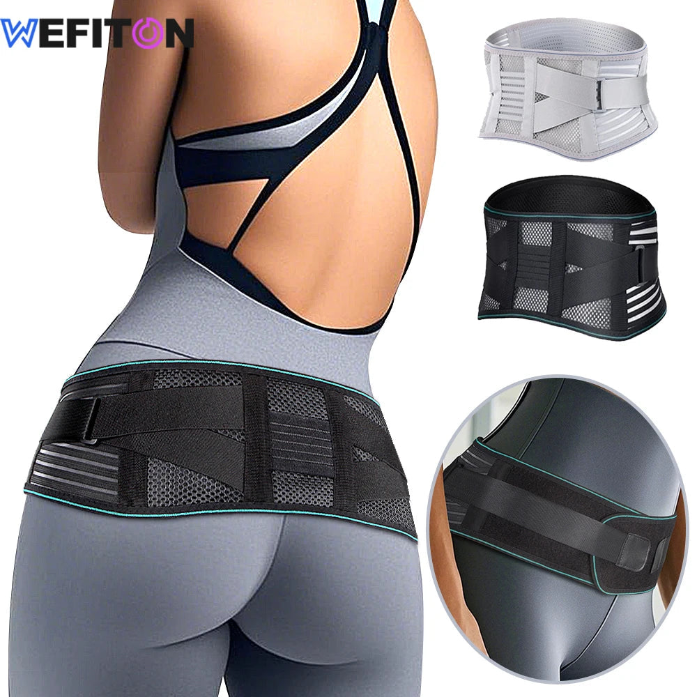 1PCS Back Brace Belt - Adjustable Lumbar Support for Lower Back Pain - Breathable, Comfortable,and Ideal for Work & Everyday Use exovai.com