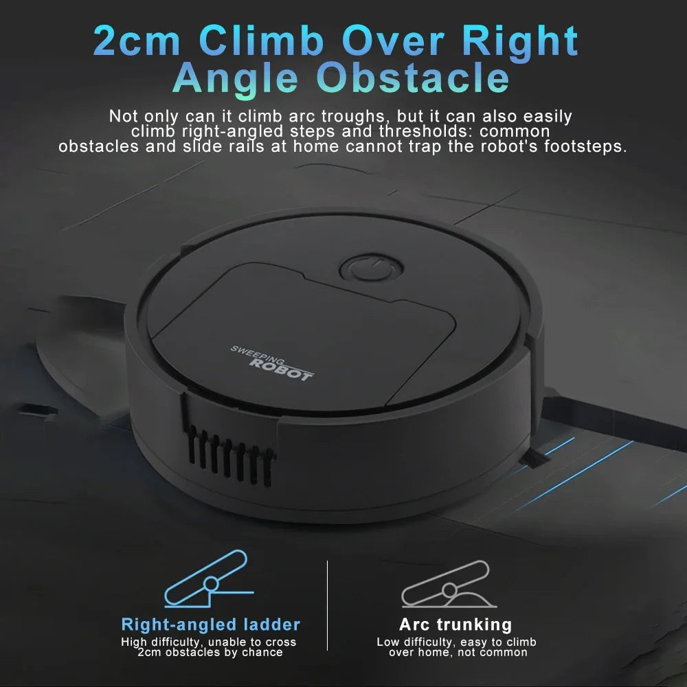 Fully Automatic Sweeping Robot Suction And Sweeping Mop Household Lazy Person Intelligent Three In One Sweeping Machine exovai.com