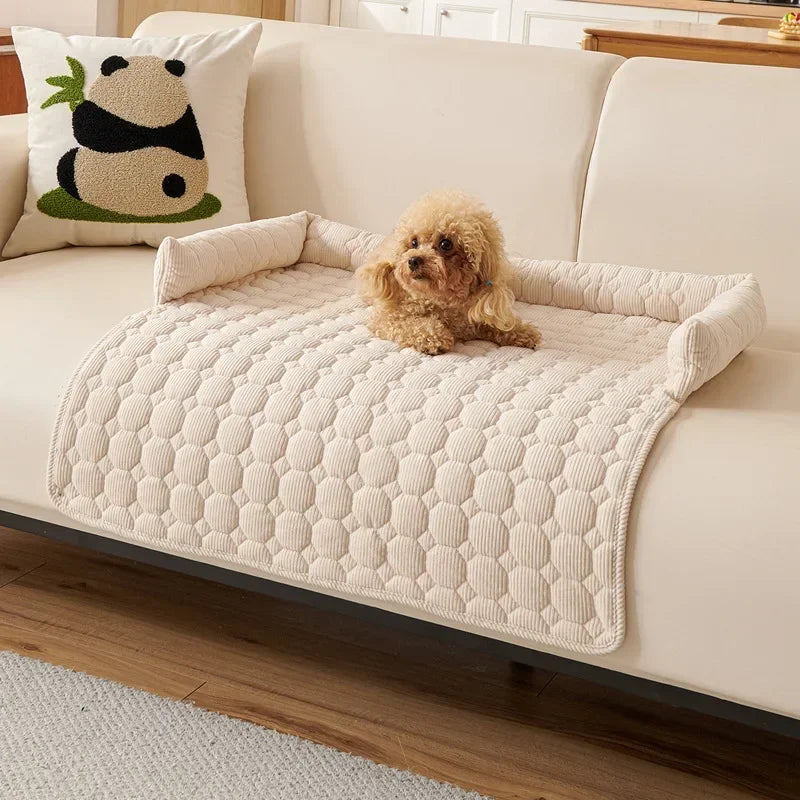 1PC Winter Warm Dog Bed Mats Super Soft Plush Pet Blanket Pad Mat for Small Dogs Plush Neck Pillow Cat Nest Travel & Indoor exovai.com