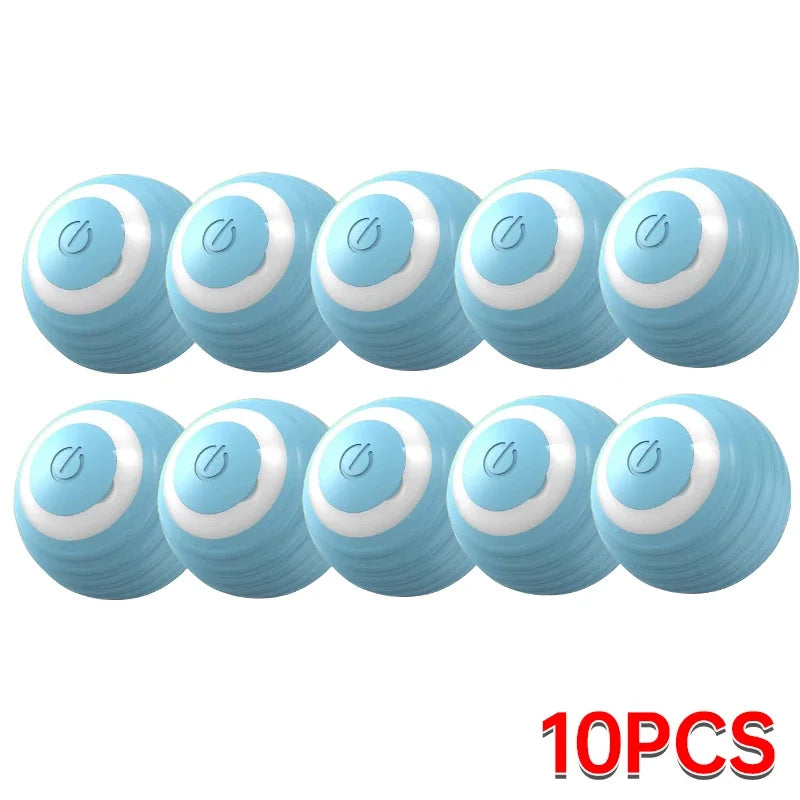 Cat Interactive Ball Smart Cat Toys for Pet Indoor Automatic Rolling Ball Electronic Interactive Cat Toy Cat Game Accessories exovai.com