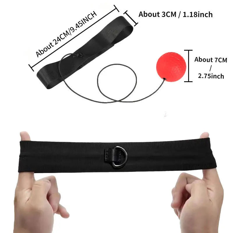 Adult Head-mounted Training Vent Ball Labeled Good Generation Sticker Reaction Ball Decompression Boxing Speed Ball exovai.com