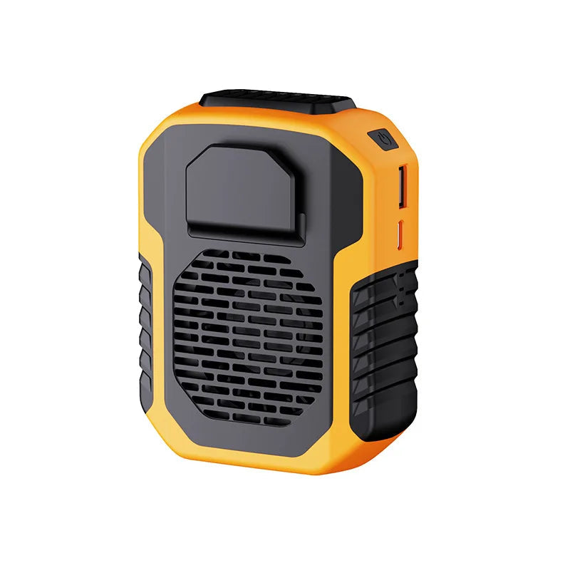 Hanging Neck/Waist Fan USB Mini Charging Fan Outdoor Sports Portable Cooling Clip Fan Air Mute Cooler Heat Relief Tool Powerbank exovai.com