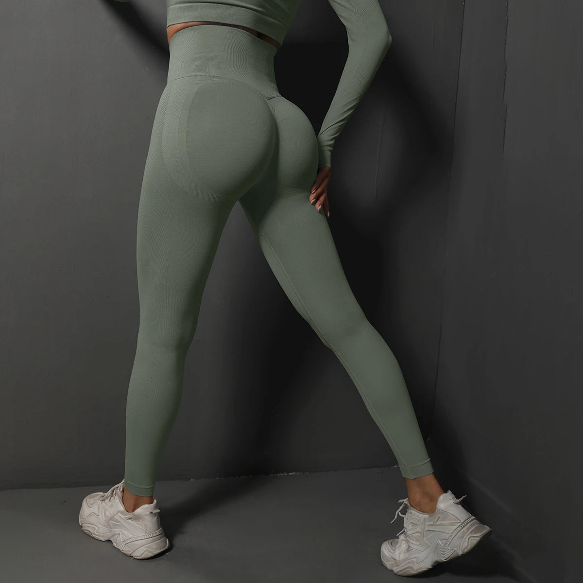 Seamless Gym Leggings Women Yoga Pants Sexy High Waist Booty Lifting Leggings Pants Women Sports Clothing Fitness Wear exovai.com