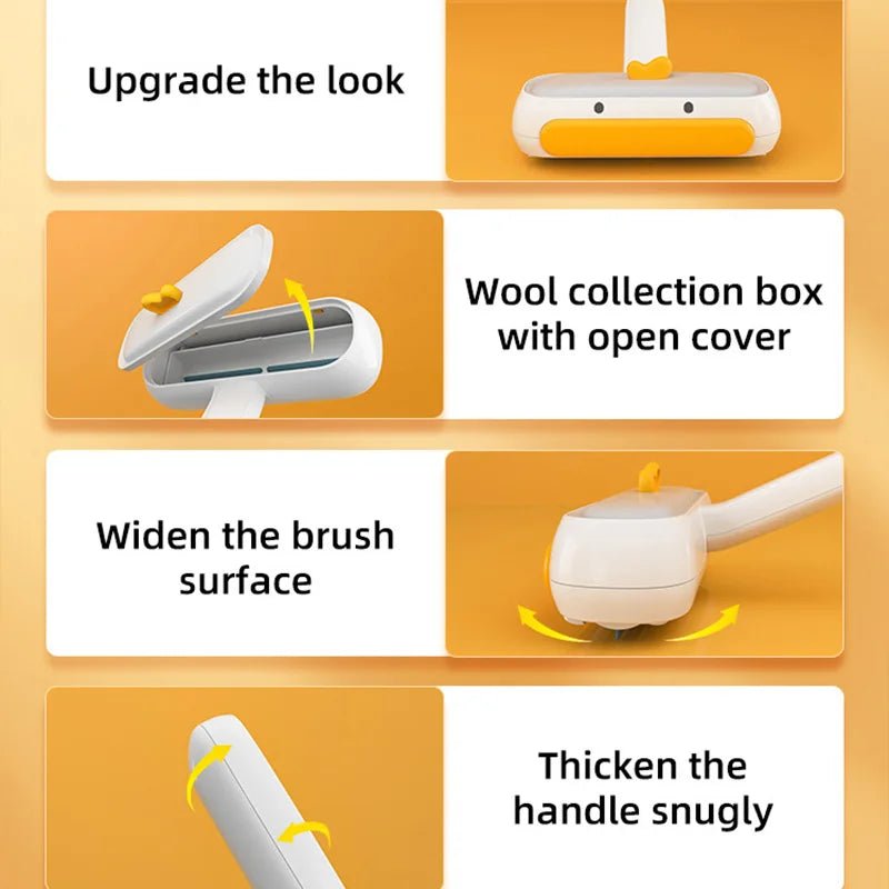 HOOPET Pet Hair Roller Remover Dog Convenient Cleaning for Cats Fur Clean Brush Base Home Furniture Sofa Clothes Cleaner Brush exovai.com