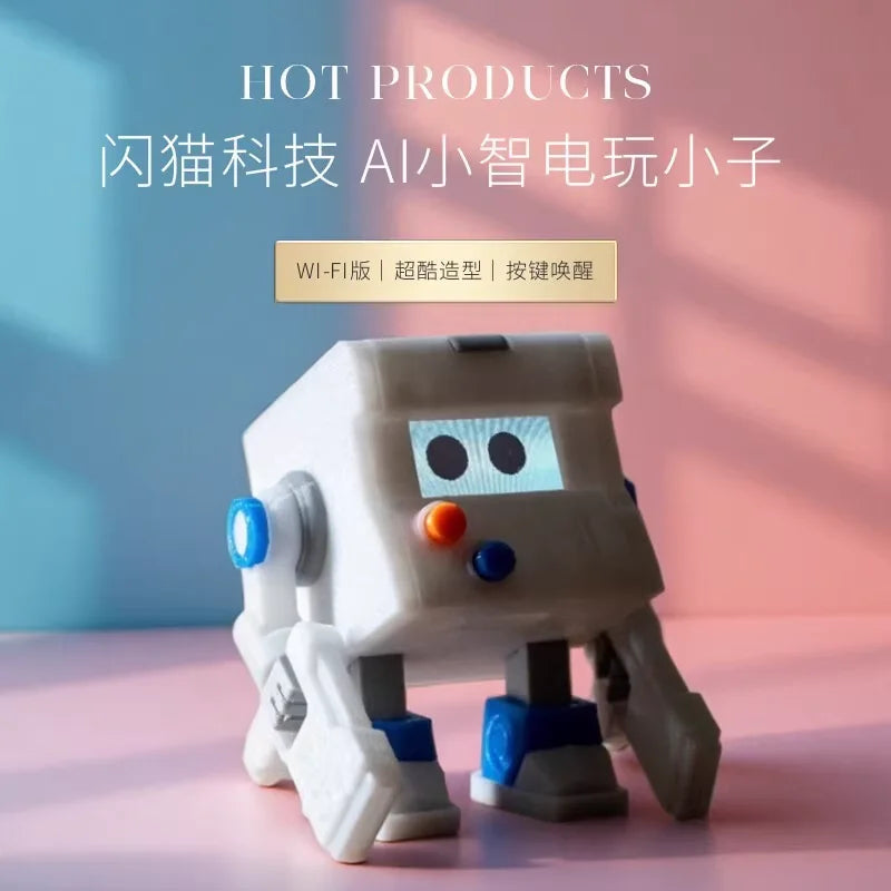 Xiaozhi Ai Game Boy Robot Voice Awakening Intelligent Voice Robot Personality Customization Deepseek Robot Pet Kids Gifts exovai.com