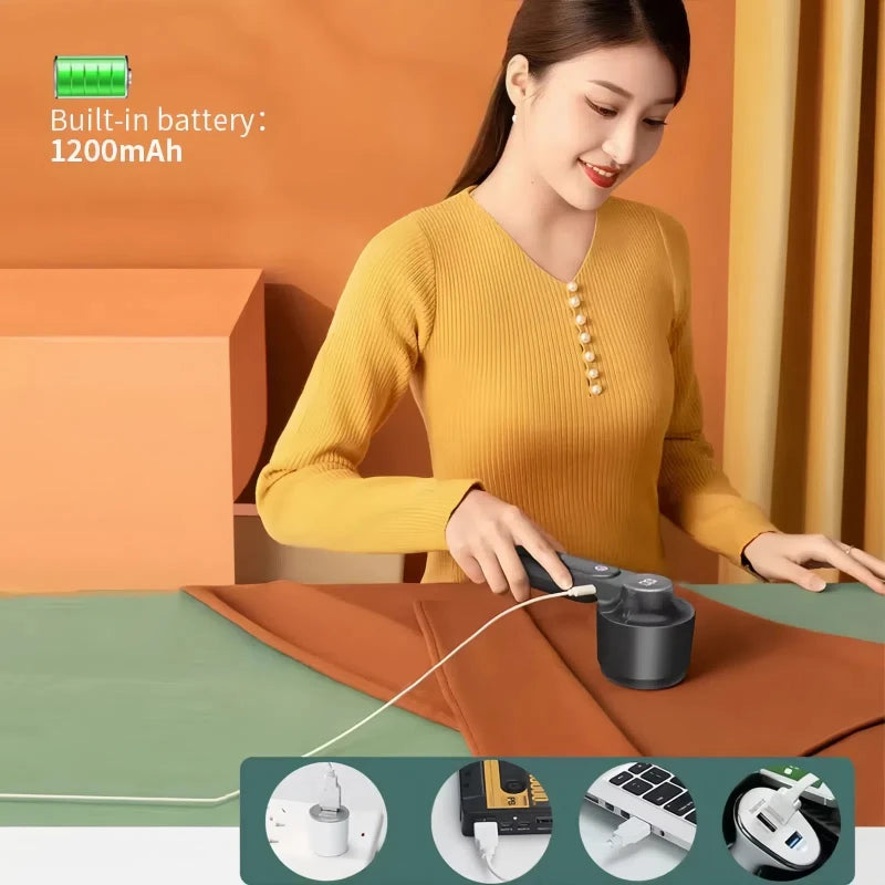 Electric Lint Remover for Clothing Fluff Pellet Remover Pellet Machine Sweater Fabric Shaver Removes Hair Ball Trimmer exovai.com