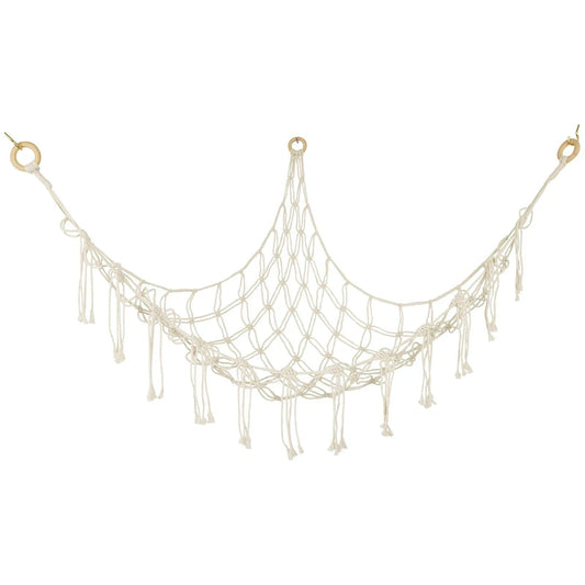 Stuffed Animals Storage Hammock Large Capacity Net Macrame Boho Home Kids Bedroom Decoration Corner Hanging Toy Organizer Nets Il mio negozio