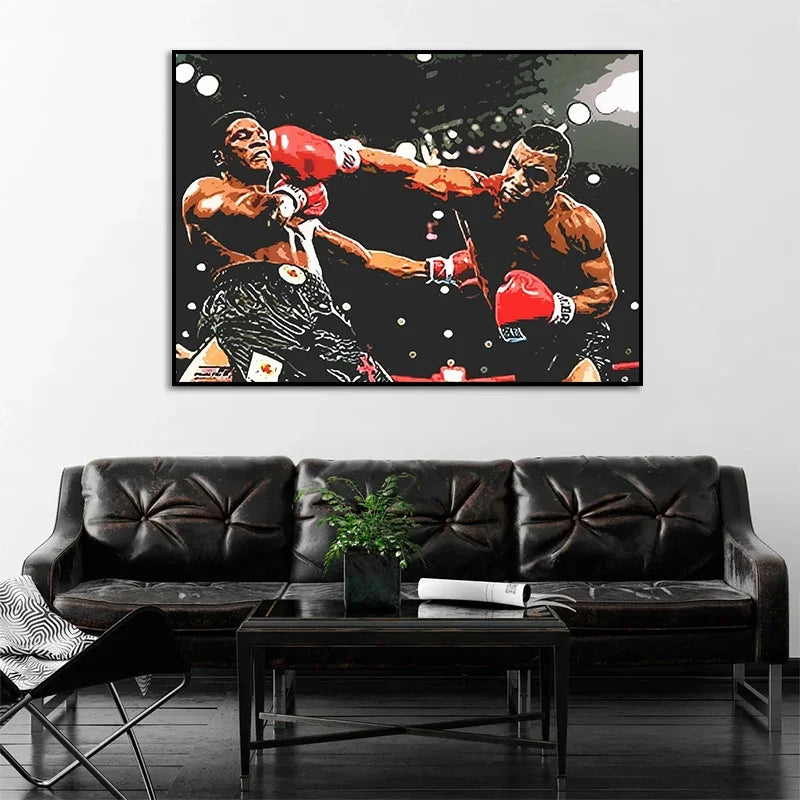 Gym Inspirational Quotes Boxing Legends Mike Tyson Art Posters Canvas Painting Wall Prints Pictures for Living Room Home Decor exovai.com