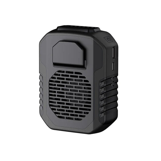 Hanging Neck/Waist Fan USB Mini Charging Fan Outdoor Sports Portable Cooling Clip Fan Air Mute Cooler Heat Relief Tool Powerbank exovai.com