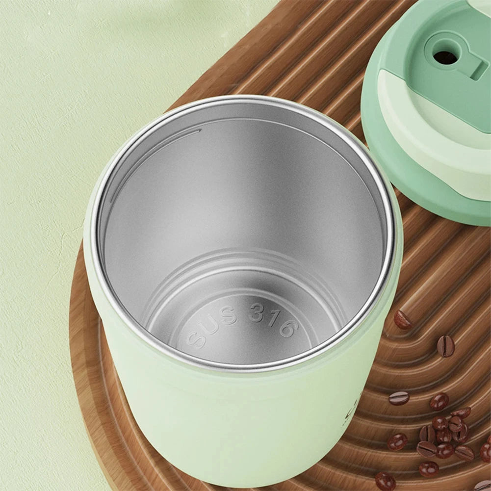 Automatic Self Stirring Mug, Coffee Milk Mixing Cup, Magnetic Stirring, Stainless Steel Electric Blender, 400ml exovai.com