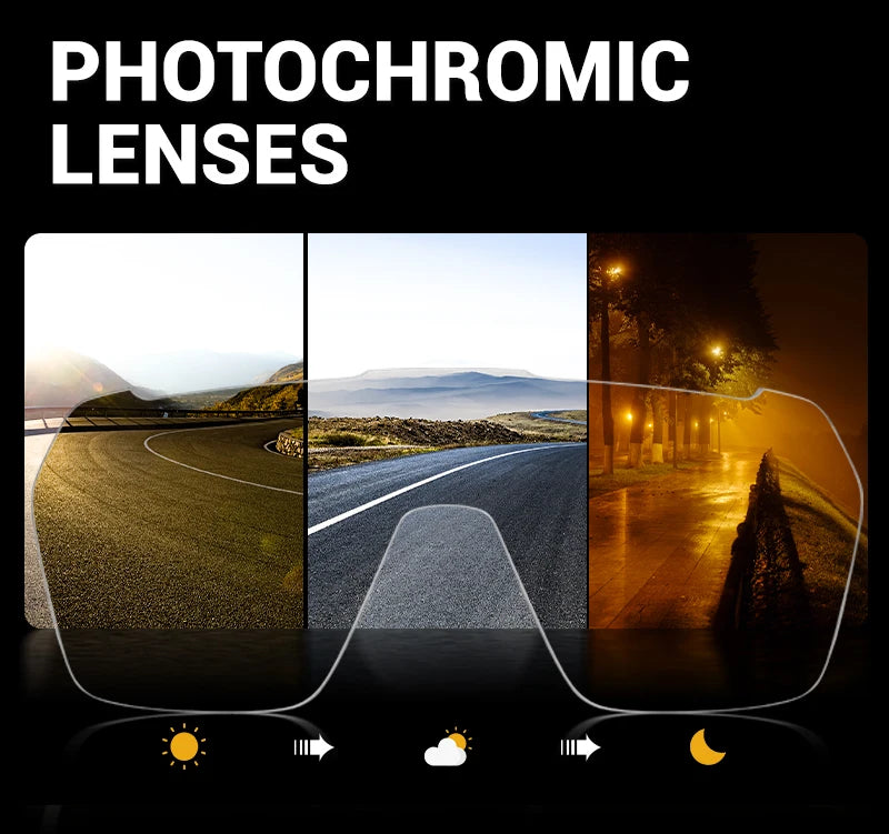 SCVCN New Photochromic Sunglasses MTB Cycling Glasses Outdoor Sports Running Drving Goggles UV400 Protection Bike Eyewear exovai.com