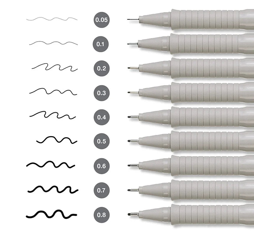 Faber Castell Needle Micron Pen Waterproof Drawing Markers Student Stationery Hook Line Pen Sketching Art Supplies for Artist exovai.com