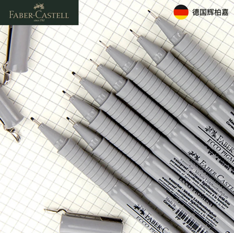 Faber Castell Needle Micron Pen Waterproof Drawing Markers Student Stationery Hook Line Pen Sketching Art Supplies for Artist exovai.com