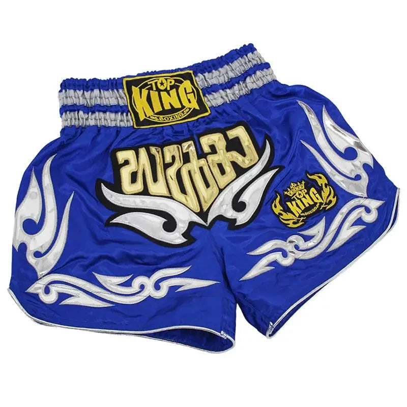 SUOTF MMA Fighting red and black sports fitness breathable Tiger Muay Thai Glory boxing clothing short muay thai boxing shorts exovai.com