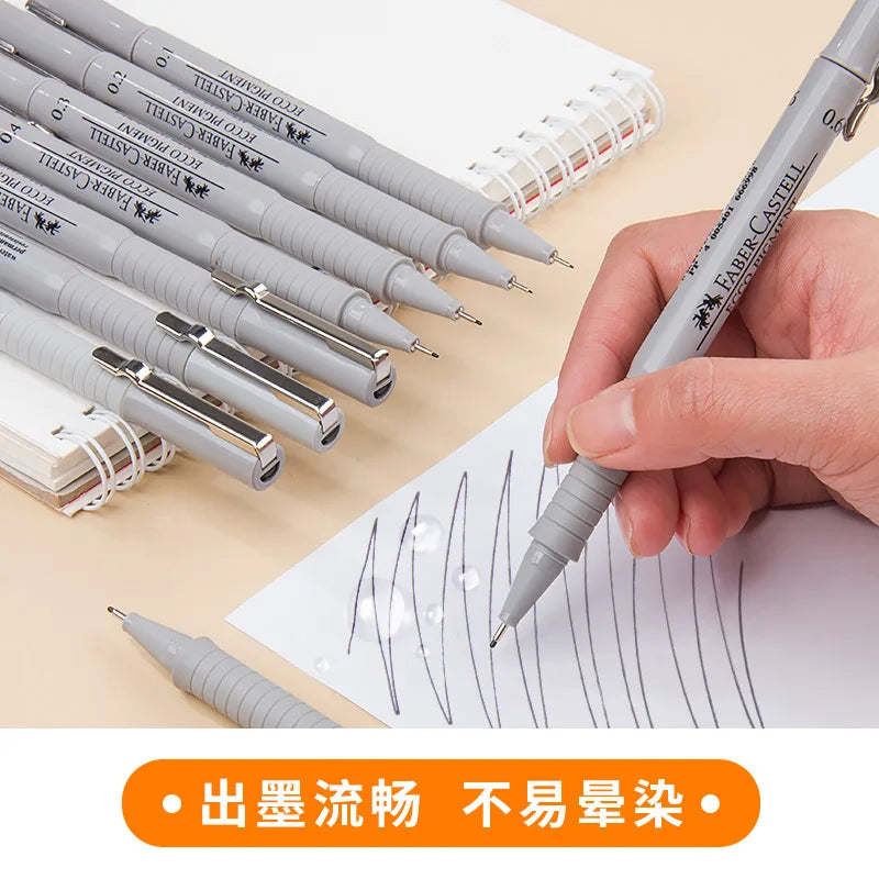 Faber Castell Needle Micron Pen Waterproof Drawing Markers Student Stationery Hook Line Pen Sketching Art Supplies for Artist exovai.com