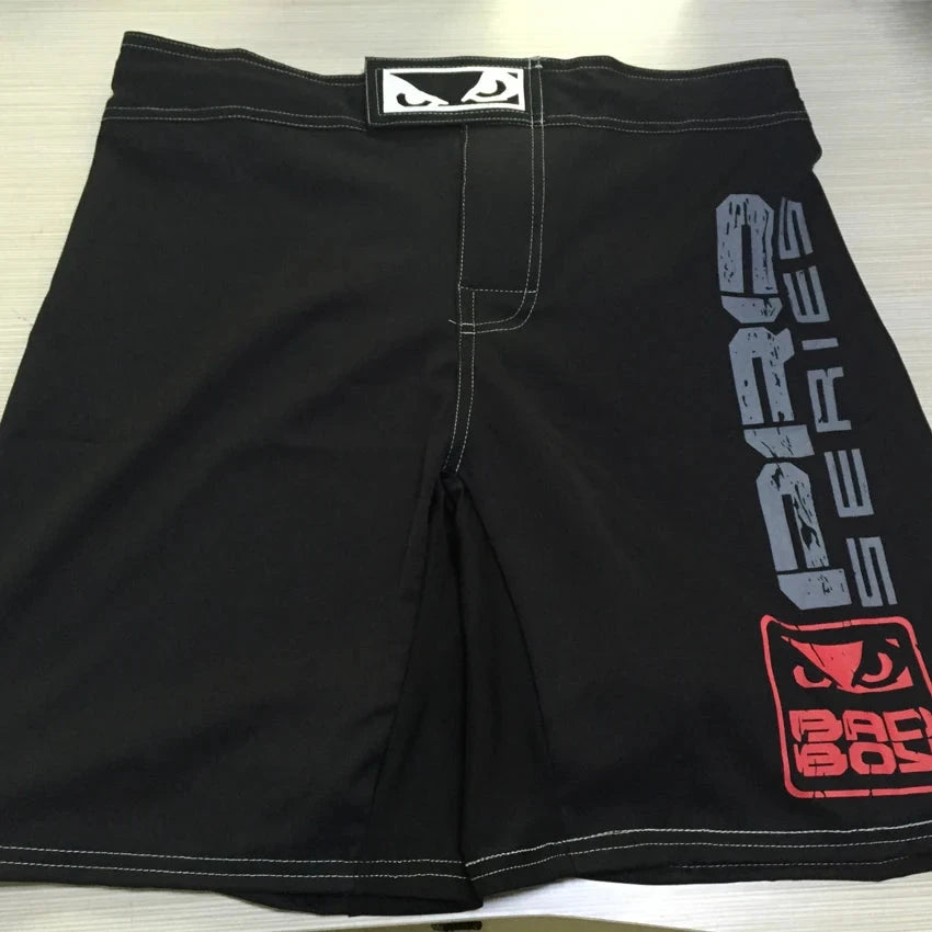 SUOTF MMA Fighting red and black sports fitness breathable Tiger Muay Thai Glory boxing clothing short muay thai boxing shorts exovai.com