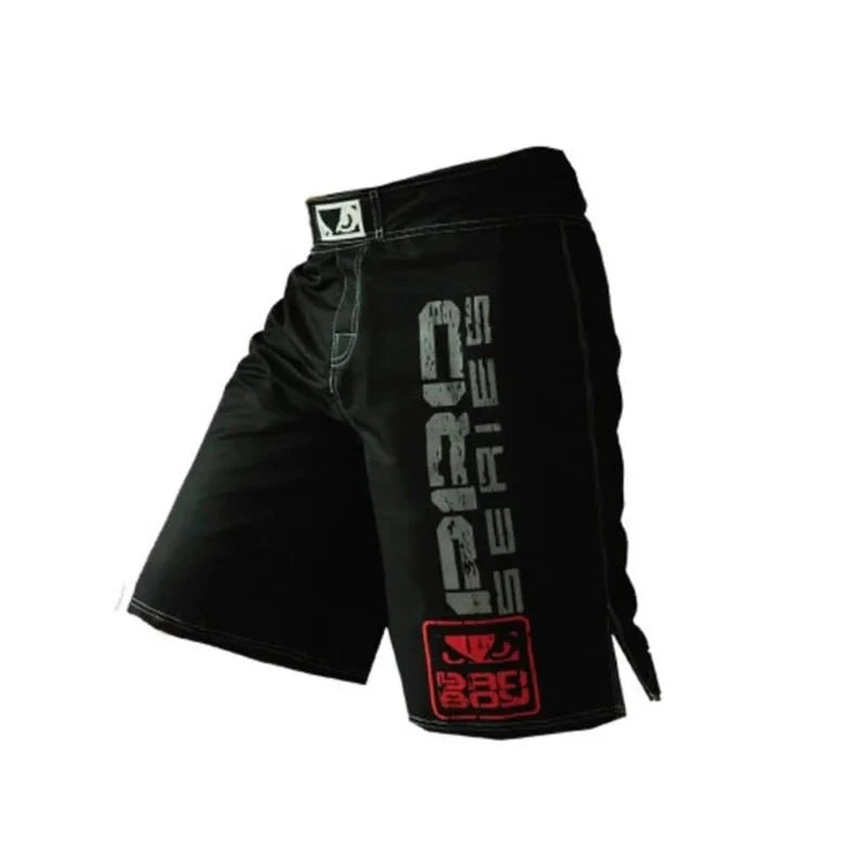 SUOTF MMA Fighting red and black sports fitness breathable Tiger Muay Thai Glory boxing clothing short muay thai boxing shorts exovai.com