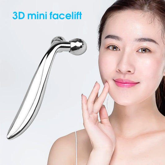 Face Massager Lift Face Roller Neck Massager Thin Body Massage Tool Y Shape Massagers Skin Care Tools 360 Rotate exovai.com