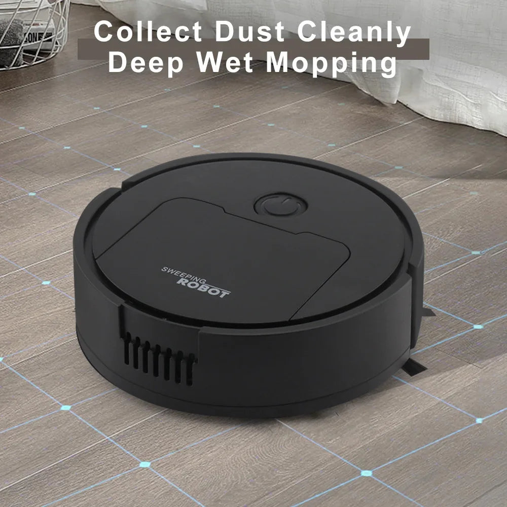 Fully Automatic Sweeping Robot Suction And Sweeping Mop Household Lazy Person Intelligent Three In One Sweeping Machine exovai.com
