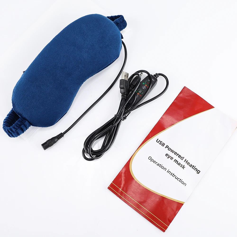 Infrared Hot Compress Eye Massager Relief Fatigue Reduce Dark Circles Eye Bags Timing Sleep Shading Electric Heating Eye Mask exovai.com