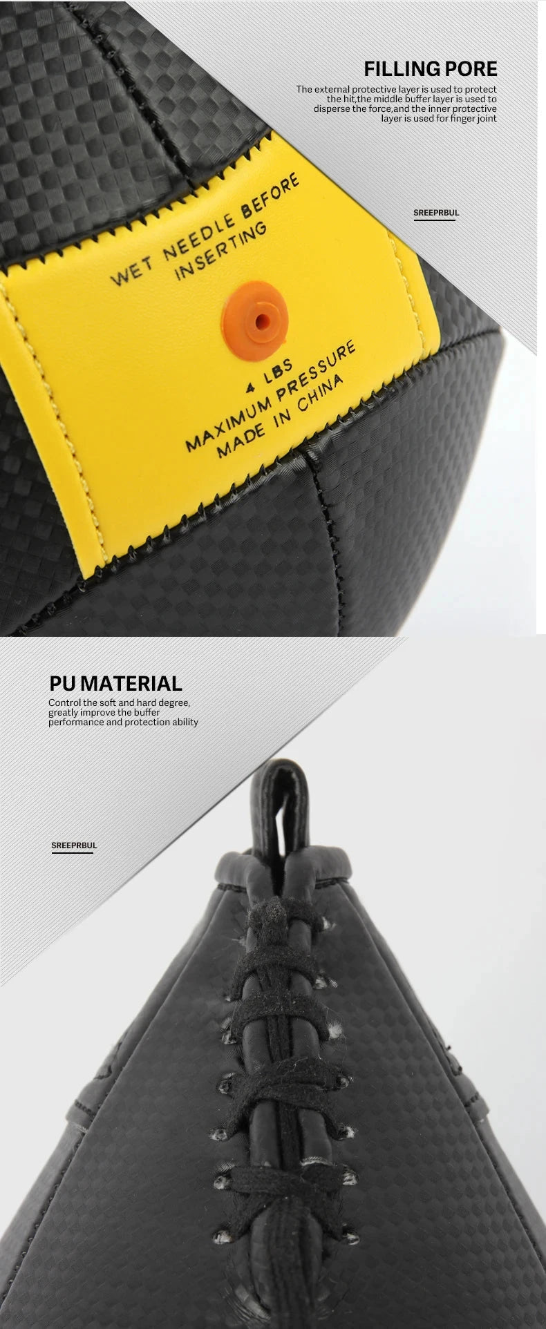 Free Shipping Boxing Speed Ball Set Fitness Boxing Pear Speed Ball Reflex Inflate Punching Speed Bag Training Ball Accessory exovai.com