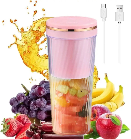 Portable Milkshake and Smoothie Blender 10 Blades Powerful Juice Jug with USB Rechargeable for Home, Office, Sports, Outdoor. exovai.com