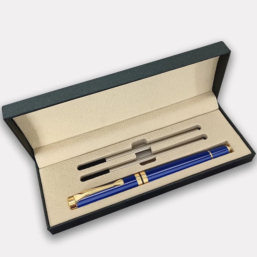 Gift Box Packaging Luxury Custom Gel Metal Pen Stationery Set Text Writing Pretty Office Ballpoint School Supplies 2024 Store exovai.com