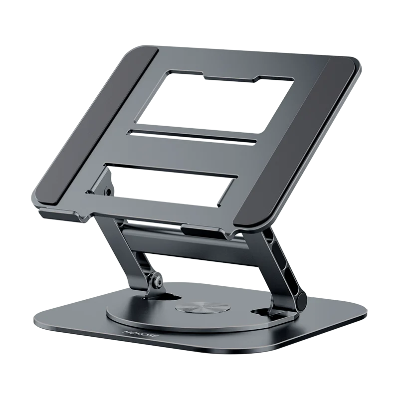 Laptop Stand 360° Rotatable Notebook Holder Liftable Desk Riser Stand Aluminum Alloy Stand Compatible With 9.7-17.3 Inch Laptops exovai.com