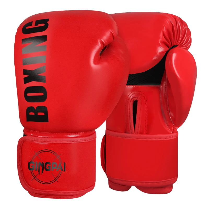 6/8/10/12oz Boxing Gloves Professional Adult Sanda Muay Thai Fighting Gloves Men and Women Training Sandbag Free Fight MMA exovai.com