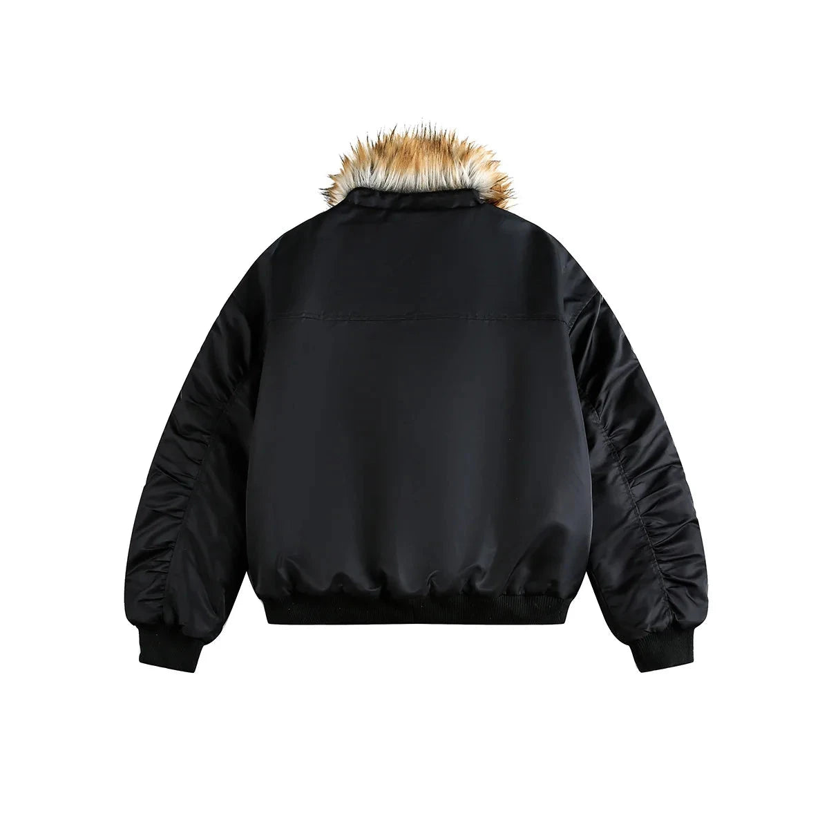 Men Winter Jackets Fur Collar Thicken Warm Parkas Coat Streetwear Harajuku Hip Hop Oversized Padded Jackets Outwear exovai.com