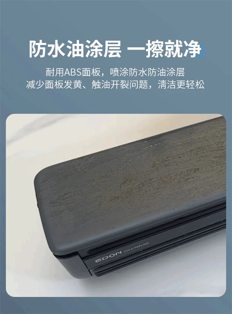 Kitchen Air Conditioner New Wall-mounted Cooling Fan Strong Wind Charging Fan Home Remote Control exovai.com