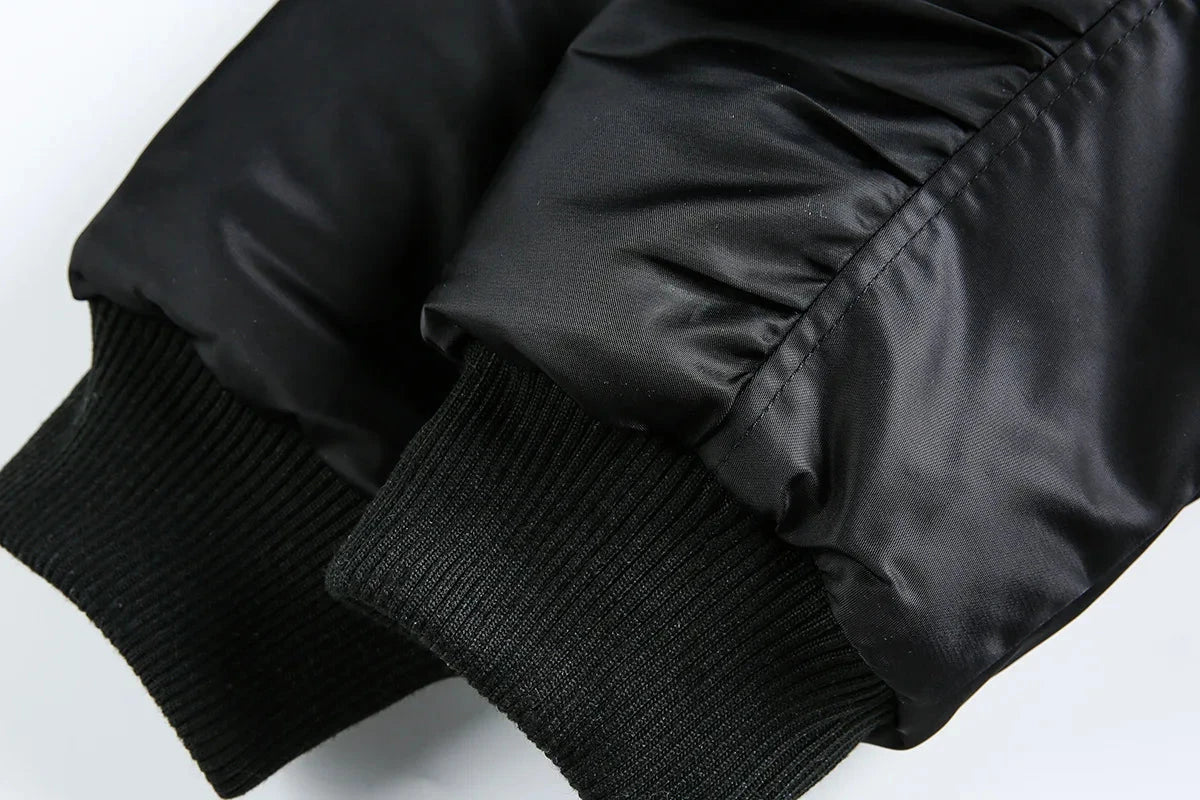 Men Winter Jackets Fur Collar Thicken Warm Parkas Coat Streetwear Harajuku Hip Hop Oversized Padded Jackets Outwear exovai.com