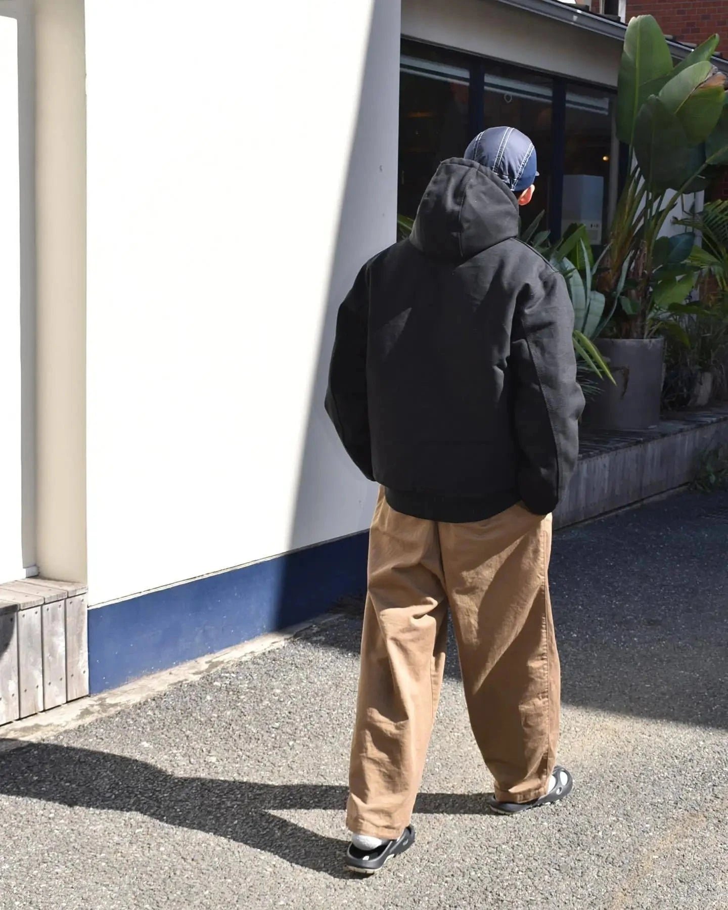 Winter New American Retro Long Sleeve Hooded Bomber Jacket Men's Fashion Cotton Thick Dom Quilted Casual Multi-pocket Coat exovai.com